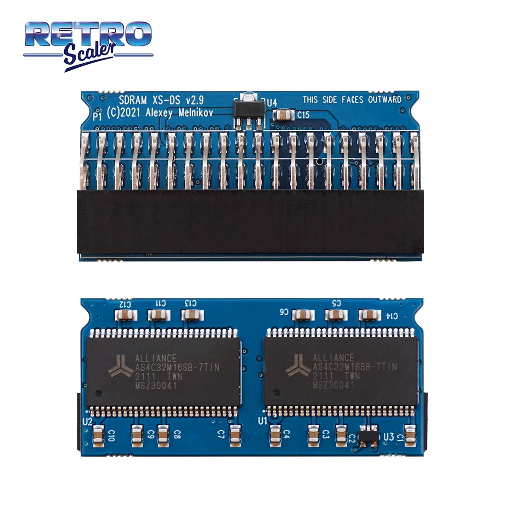 RetroScaler MisTer SDRAM 32MB(v2.2)/128MB(v2.9) Manual Welding Extra Slim  Board for MisTer FPGA DE10-Nano