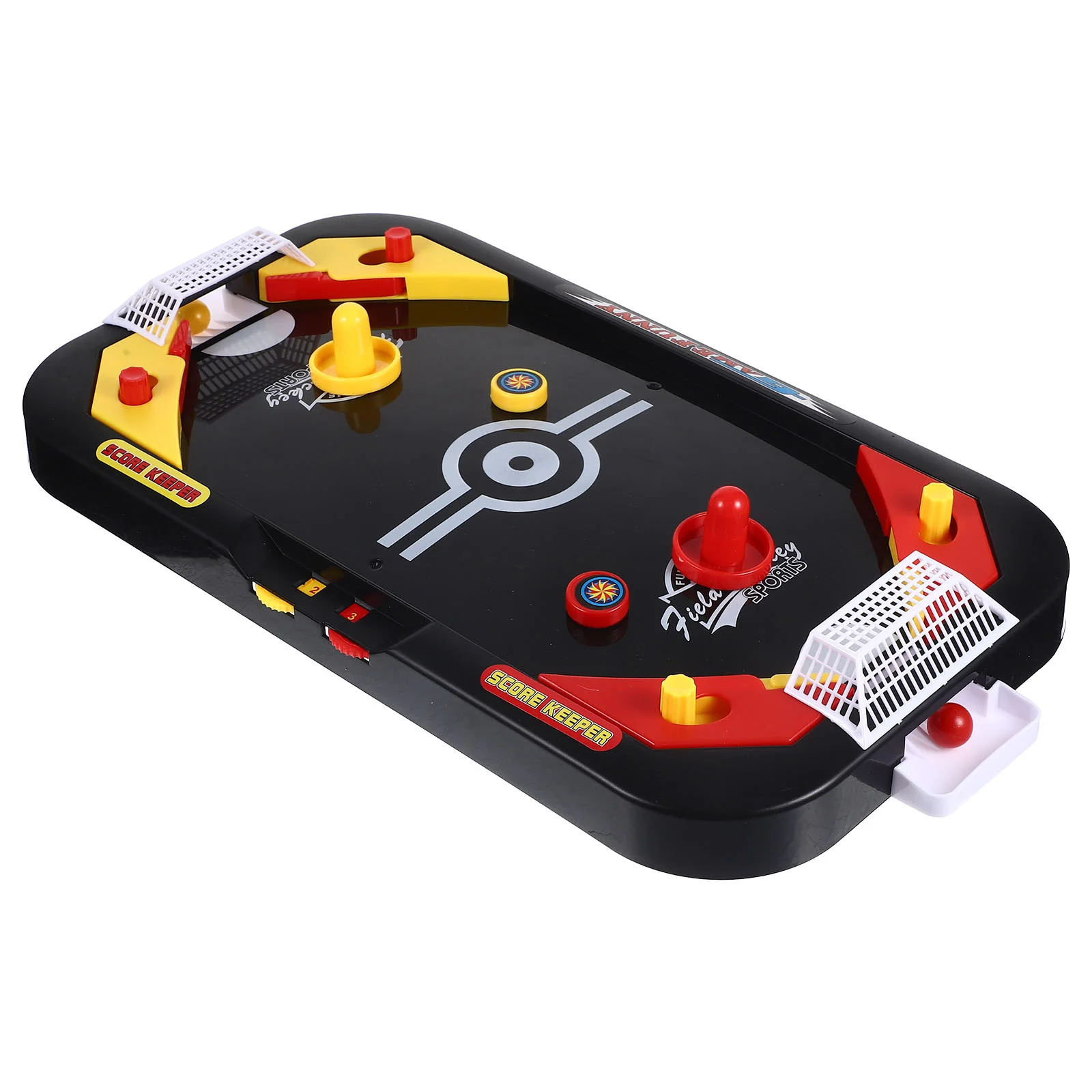 

1Pc Table Ice Hockey Mini Table Games Hockey Competition for Two Educational Plaything (Black) Air