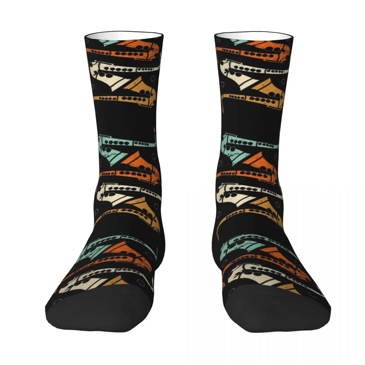 

Retro saxophone Socks Soccer luxury floral Socks Woman Men's