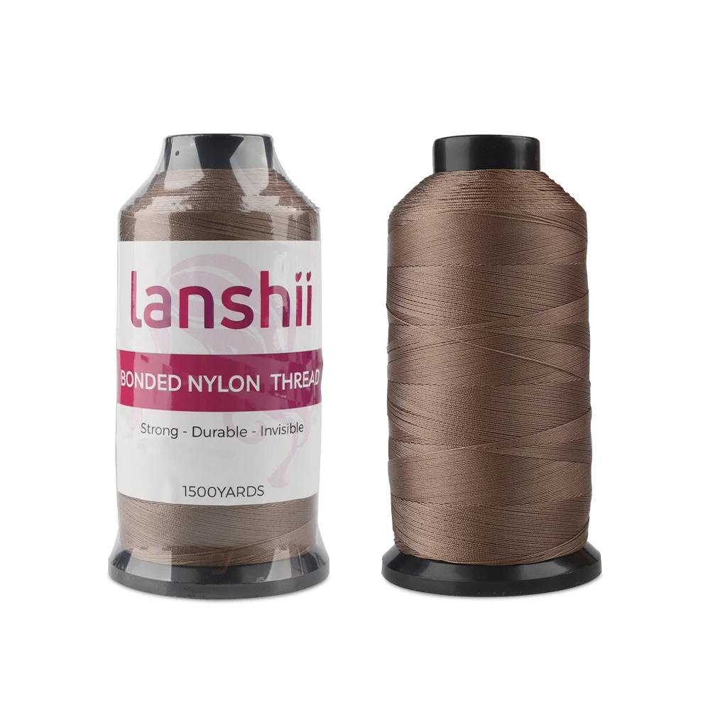 

Нить для наращивания волос с нейлоновым утком Lanshii — прочная швейная нить для плетения париков и использования в салоне