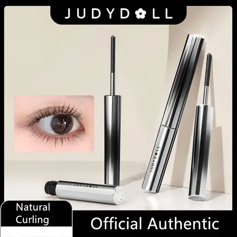 Judydoll-스몰 스틸 튜브 래쉬 마스카라 연장 컬링, 두꺼운 내추럴, 빠른 건조, 방수, 번짐 방지, 큰 눈, 메이크업 젤