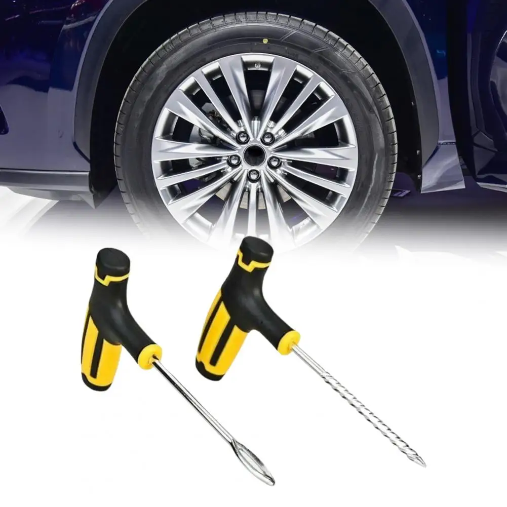 

Tire Puncture Repair Kit Universal Compact Metal Cars Trucks Tire Puncture Repair Kit for Outdoor