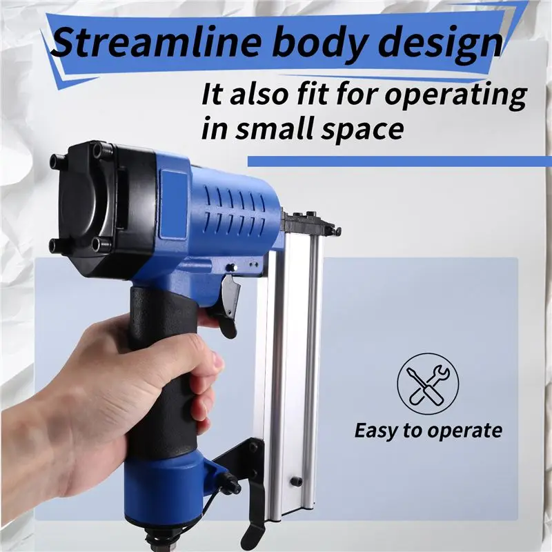AT29-F50 Type Pneumatic Air Stapler Nailer Fine Stapler Tool For Furniture Nailer Tool Pneumatic Air Power Tool For 10-50MM