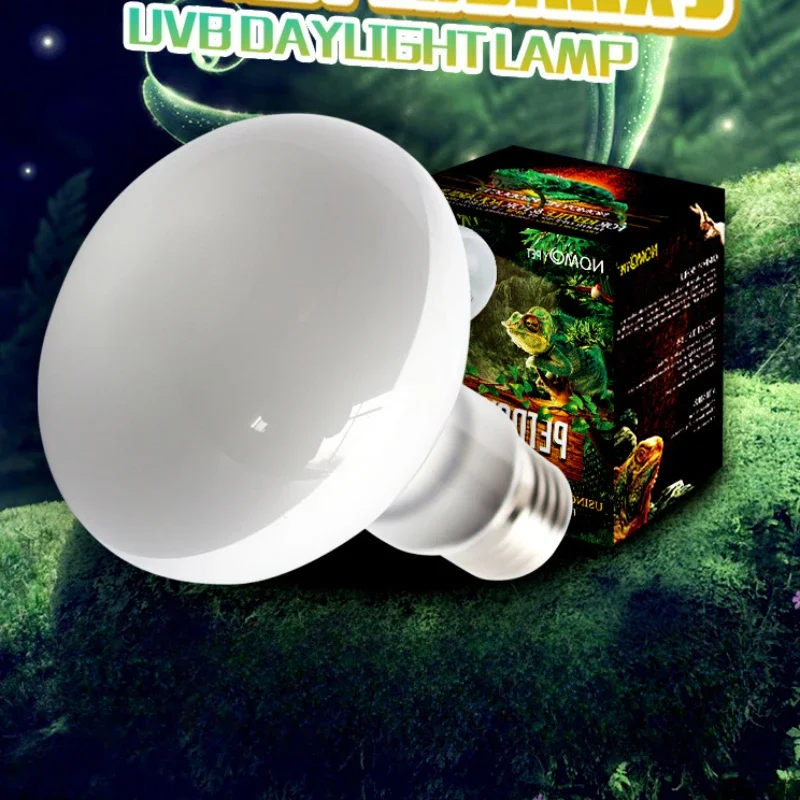 25-100W Reptile UVA+UVB Lamp Bulb Pet Brooder Heat Basking Spot Daylight Lamp Turtle Lizard Terrarium Temperature Controller