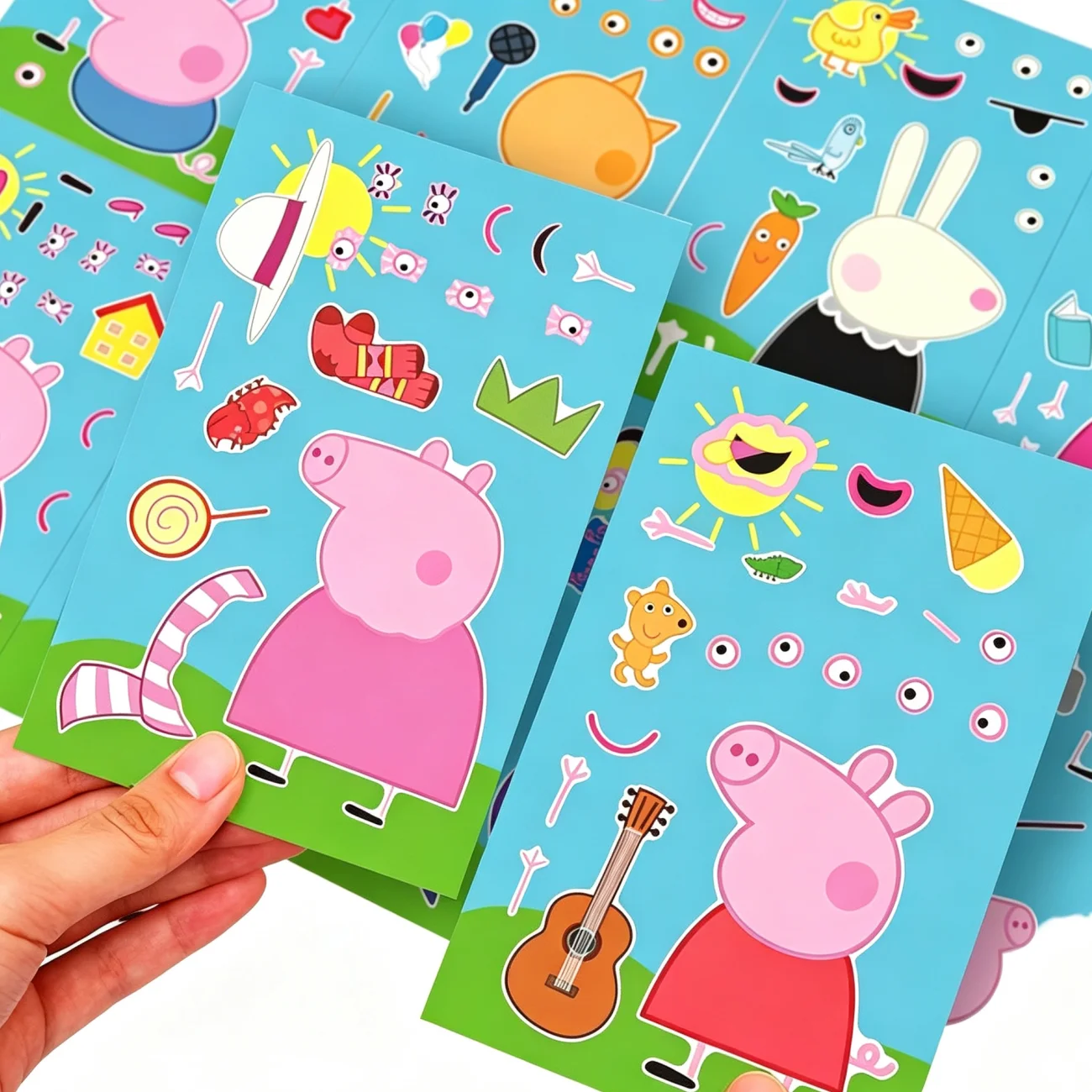 8/16/24/32 autocollants de collage à échanger, style puzzle DIY, meilleur cadeau de vacances pour bons amis, fête