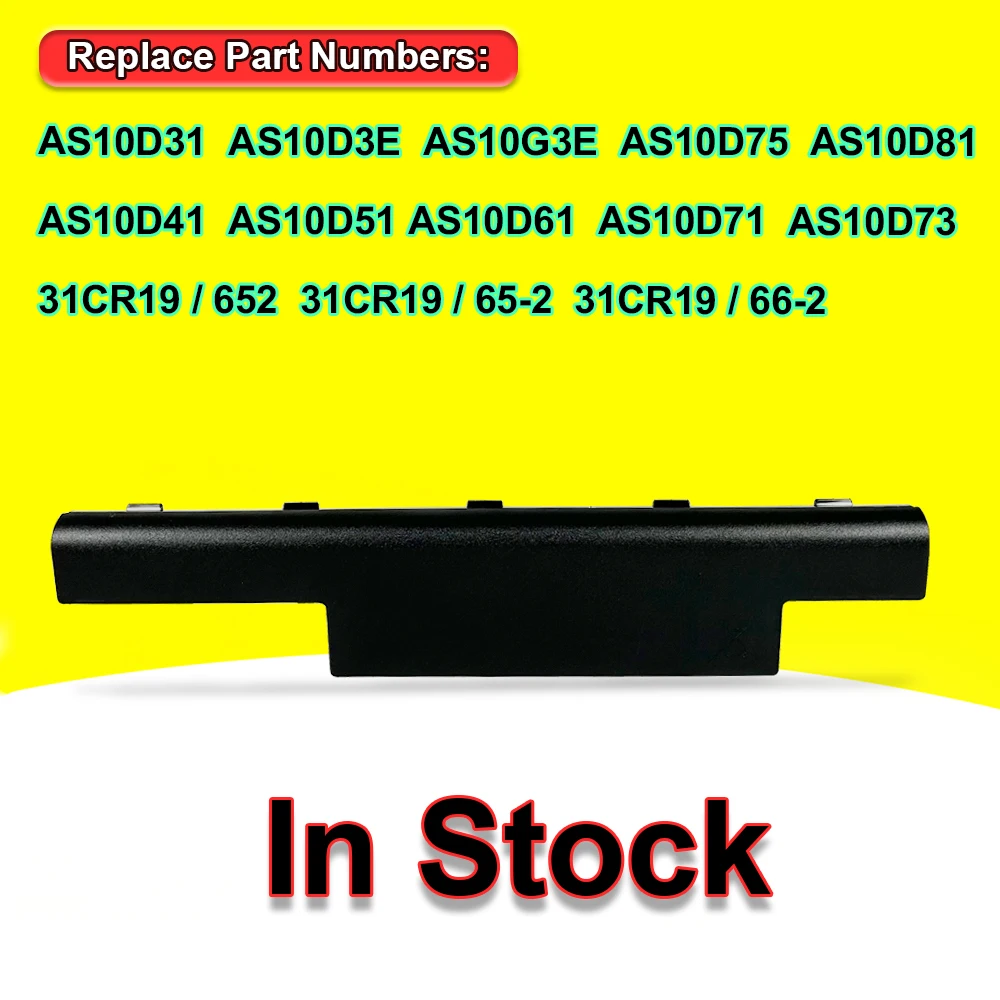 AS10D31 Battery For Acer Aspire 4251 4252 4253 4551 4552 4625 4741 4750 5551 5741 Laptop Batteries AS10D41 AS10D51 10.8V 4400mAh