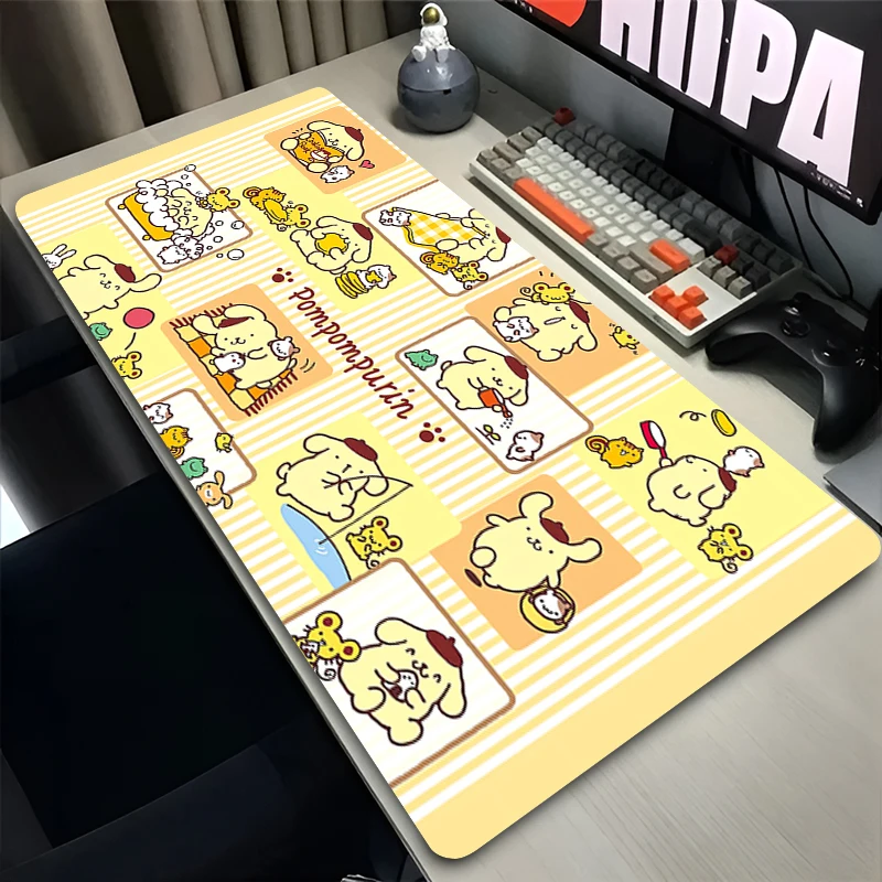 

Mouse Pad PC Non Slip Rubber Mousepad Laptop Gamer Cabinet Keyboard Pad Office Computer Gaming Desk Mouse Mat HD P-pompompurin