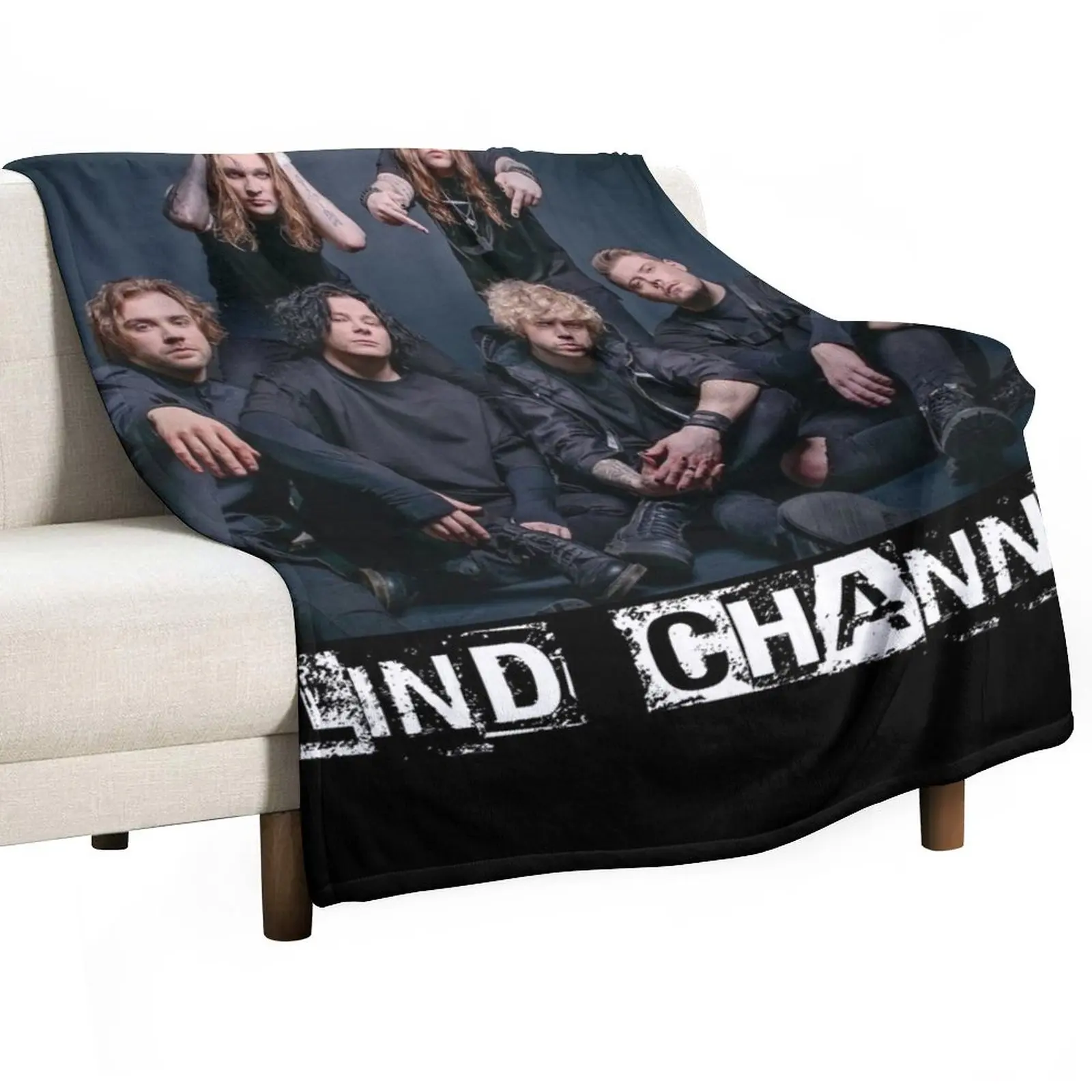 Blind Channel New Design Classic T-Shirt 2002 00001 Throw Blanket throw blanket for sofa Luxury St Blanket