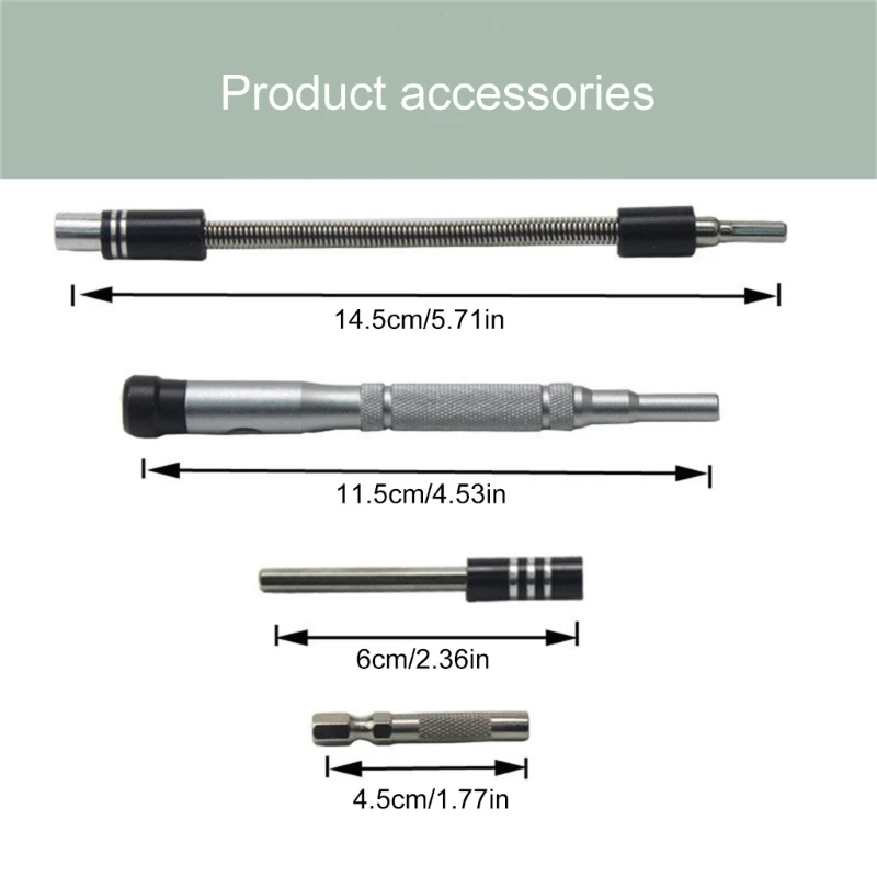 2024 New Screwdriver with 64 Alloy Steel Bit, Tip for Professional Repairs