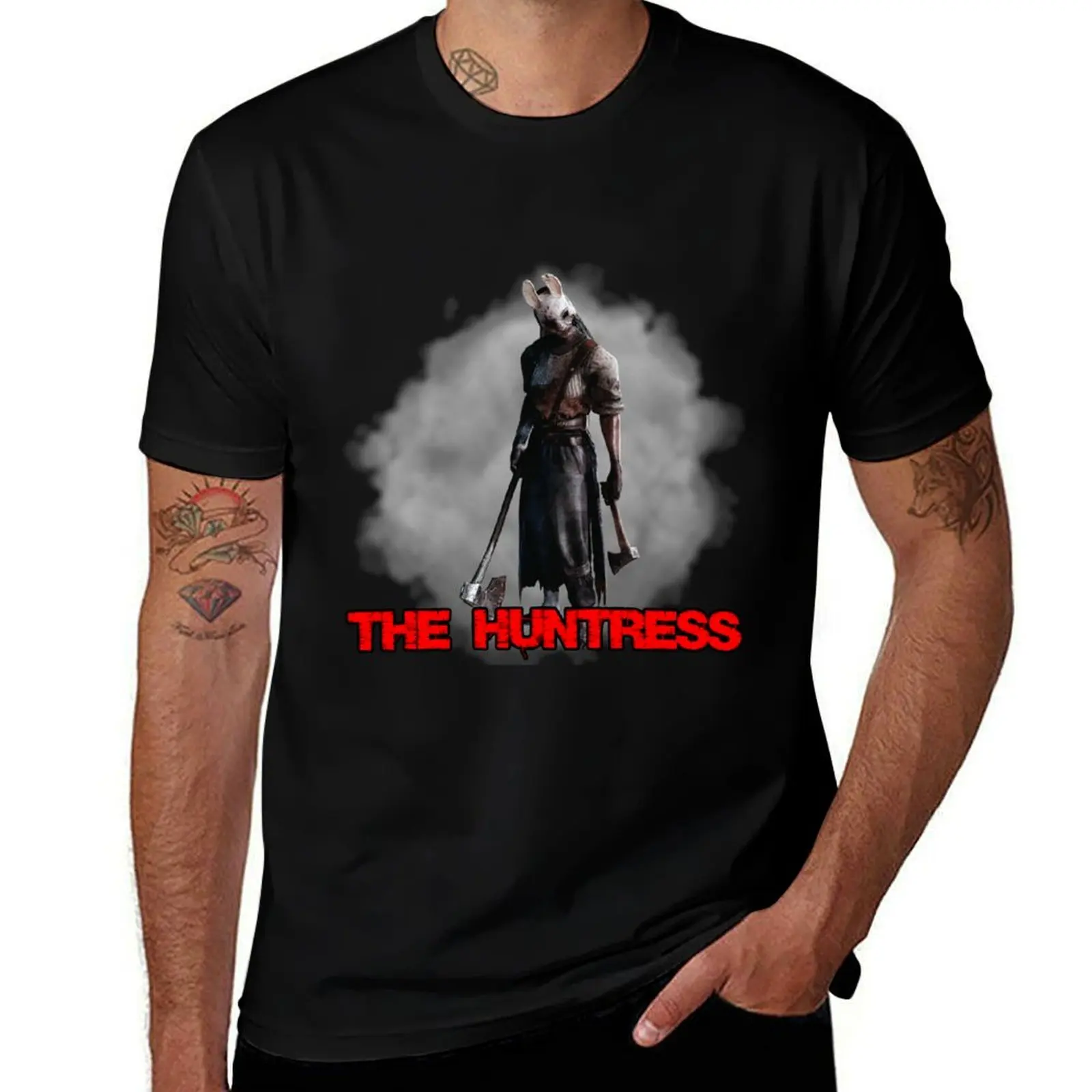 

The Huntress x Fog T-Shirt t shirts for man graphic tees cotton t shirts man 100% T-Shirt