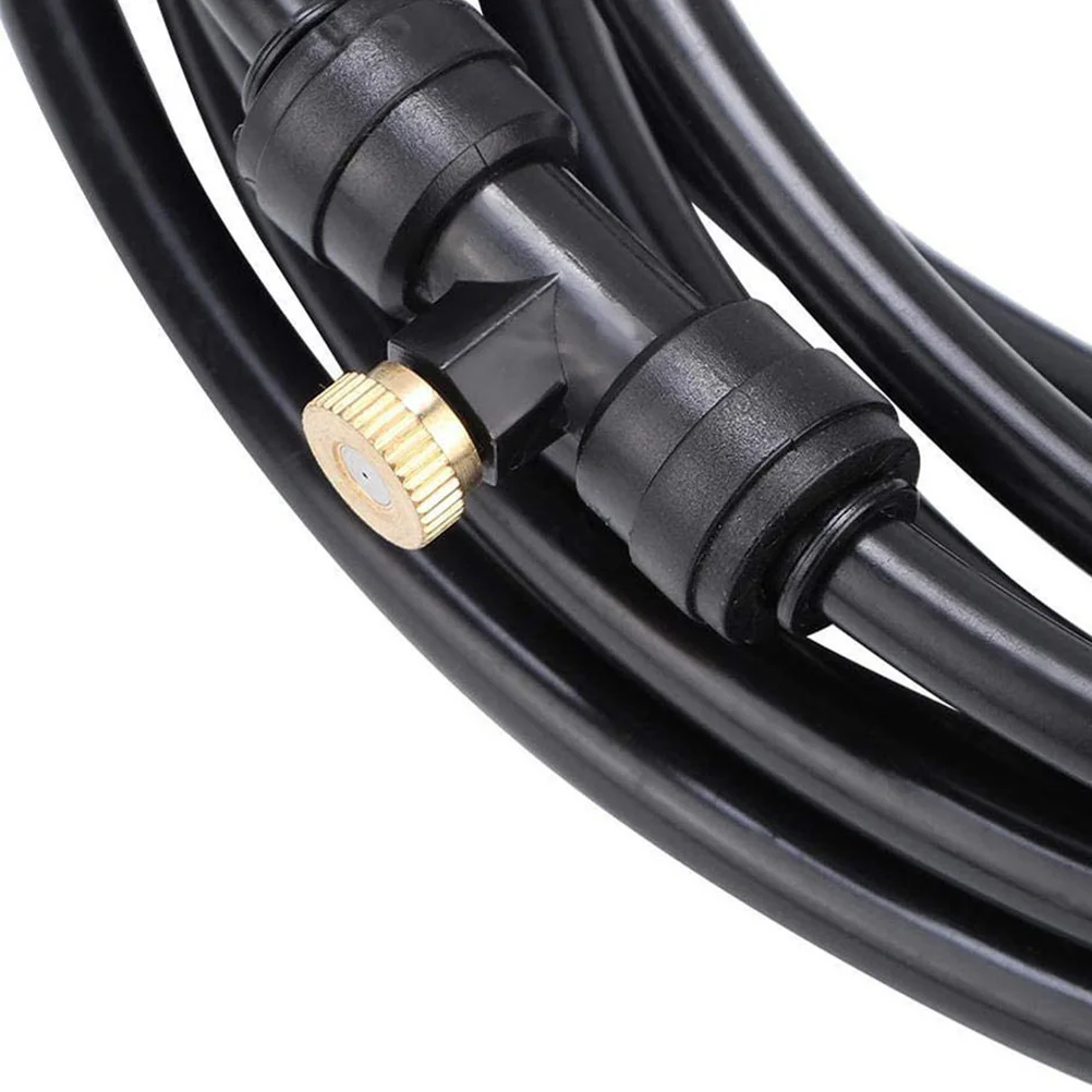 

1 set 1 Set Brass Misting Nozzle Tees Mist Sprinkler For Outdoor Cooling System Garden Irrigation Fog Nozzle Replacement