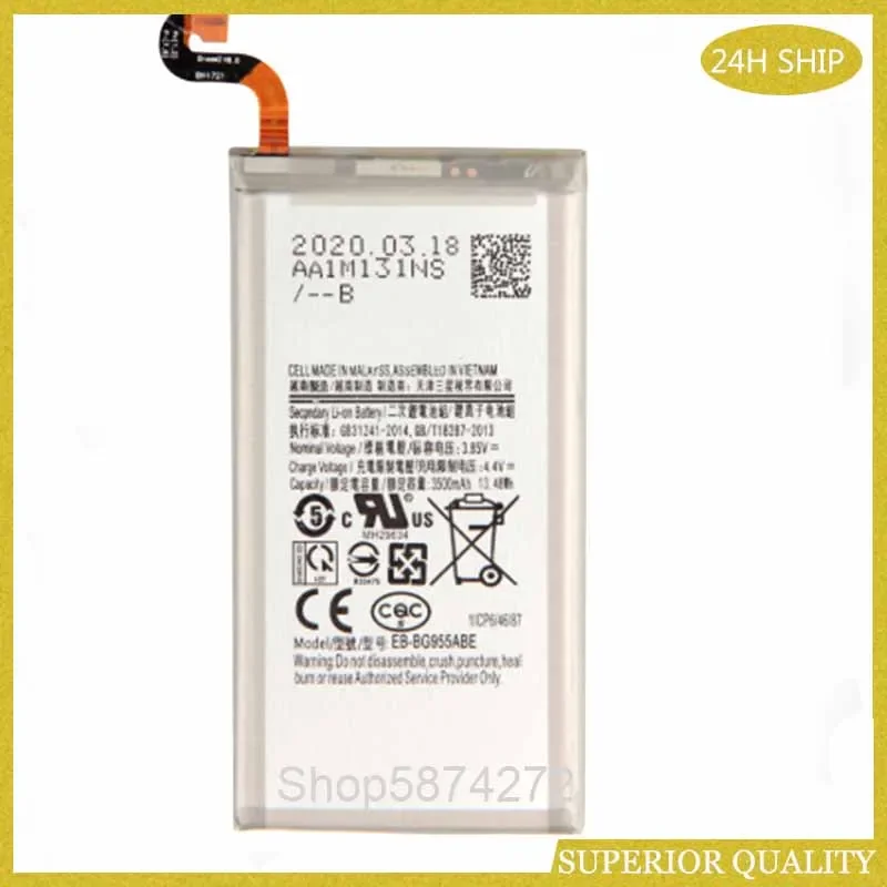 Battery For Samsung Galaxy S8 plus G9550 S8Plus EB-BG955ABA Mobile Phone Replacement SM-G9 SM-G955 G955 3500mAh 1PCS
