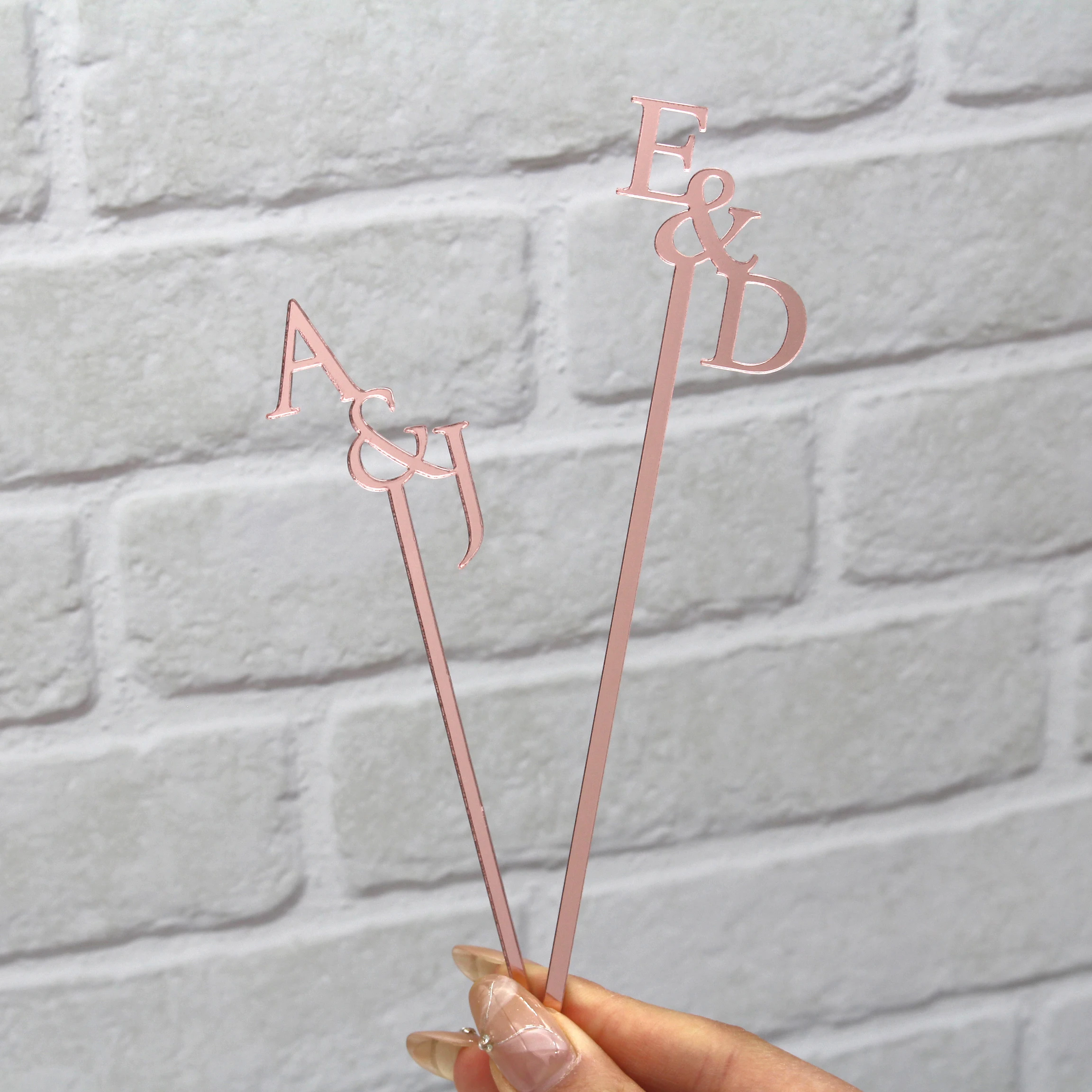 60Pcs Personalized Drink Name Stirrers Swizzle Sticks Cocktail Party Bar Stir Sticks Wedding Drink Sticks Party Decor