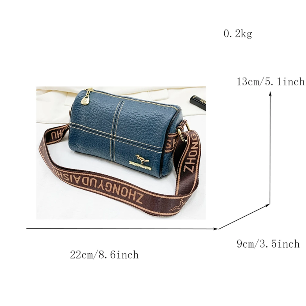 Luxury Designer New Cowhide Ladies Shoulder Bag Solid Color High Quality Genuine Leather Women Messenger Bags Fashion Women Bag