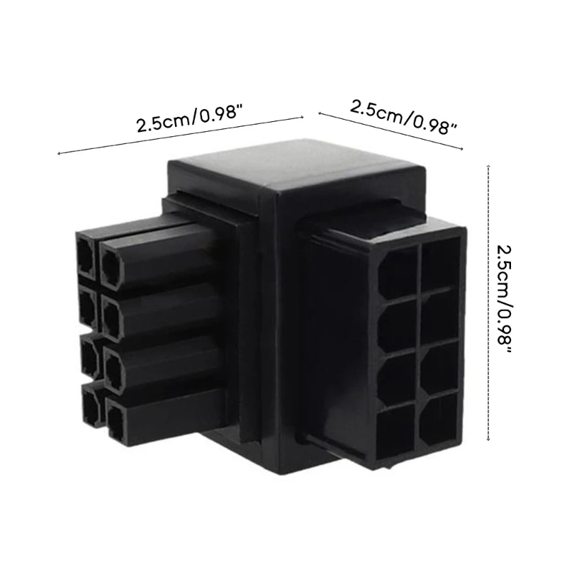 Mạch Chủ Máy Tính Adapter ATX 8Pin 90 Độ Để Bàn Chuyển Đổi Phụ Kiện Dropshipping