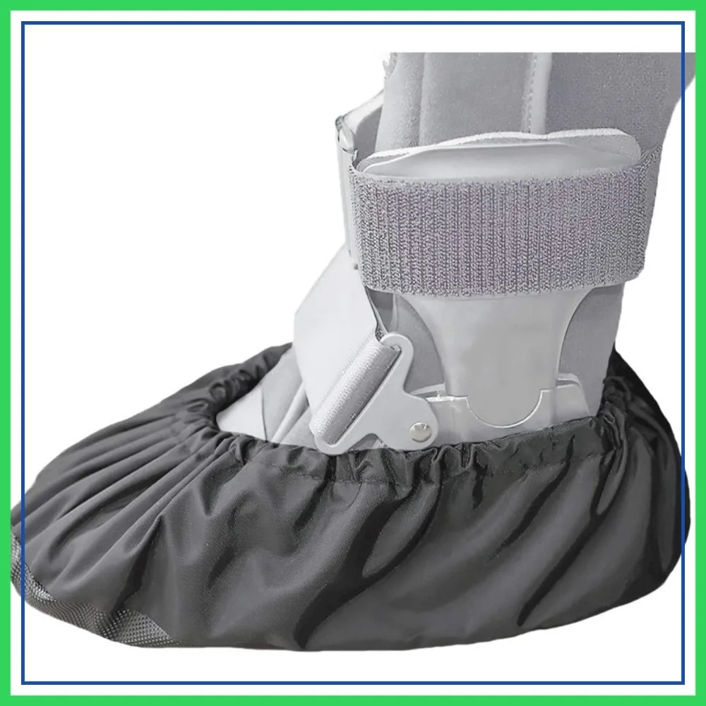 

1 Fracture Walking Boot Cover - Black, Large for Adults