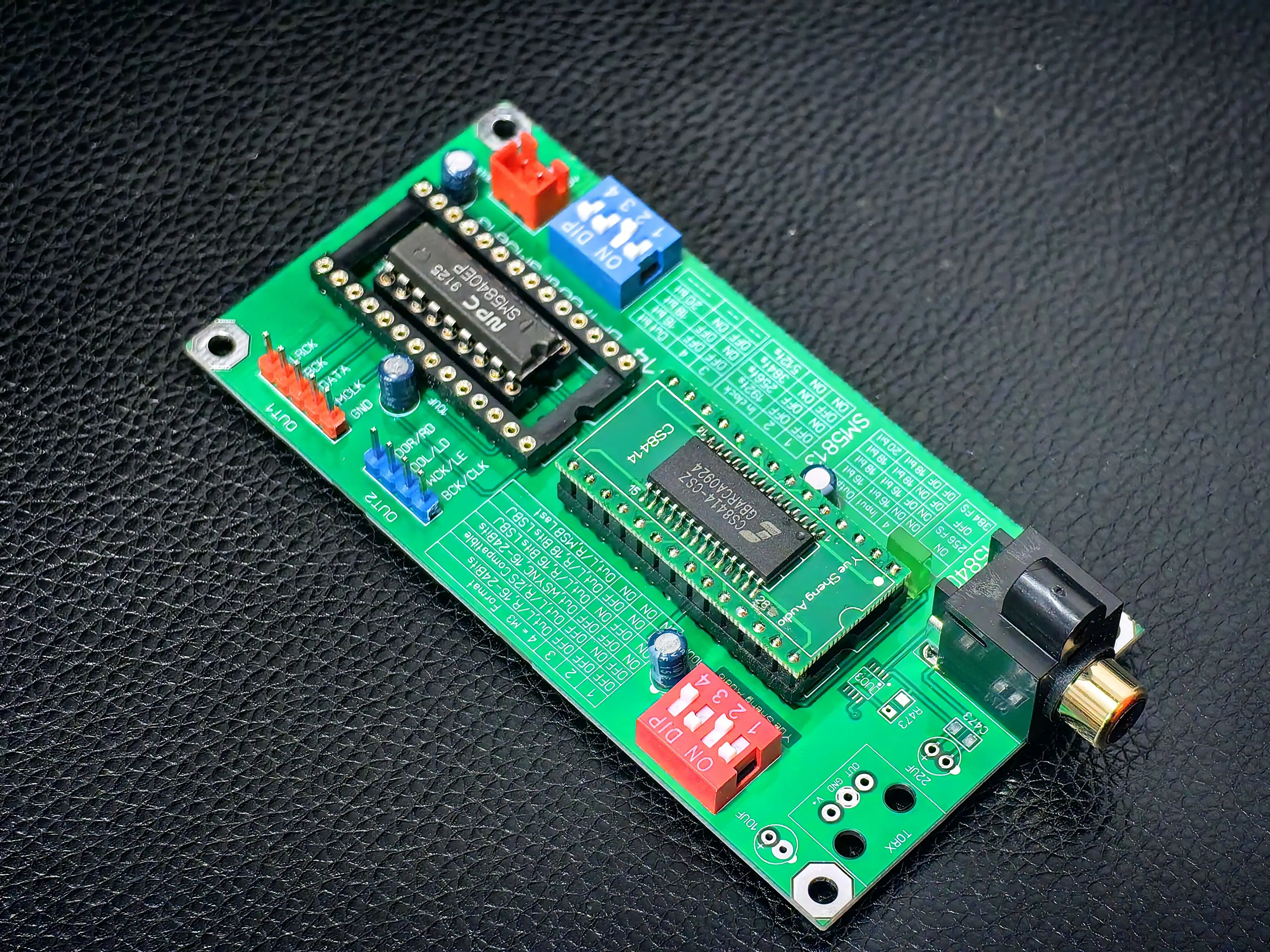 The CS8414 Digital Receiver Board Supports DF1700, SM5813 and SM5840 Digital Filtering