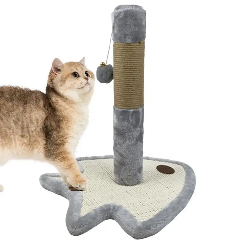 

Cat Scratch Post Wear Resistant Kitten Interactive Toy Cat Grinding Claw Sisal Scratching Board for Small Animals for Indoor Cat