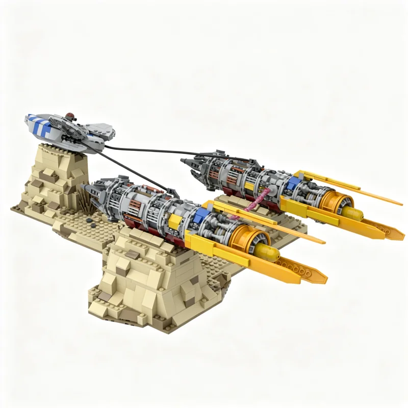 1503pcs MOC Anakin S Podracer Star Battle Model Building Blocks DIY Gift Creative Collectible Display Decor Premium Adult Kids