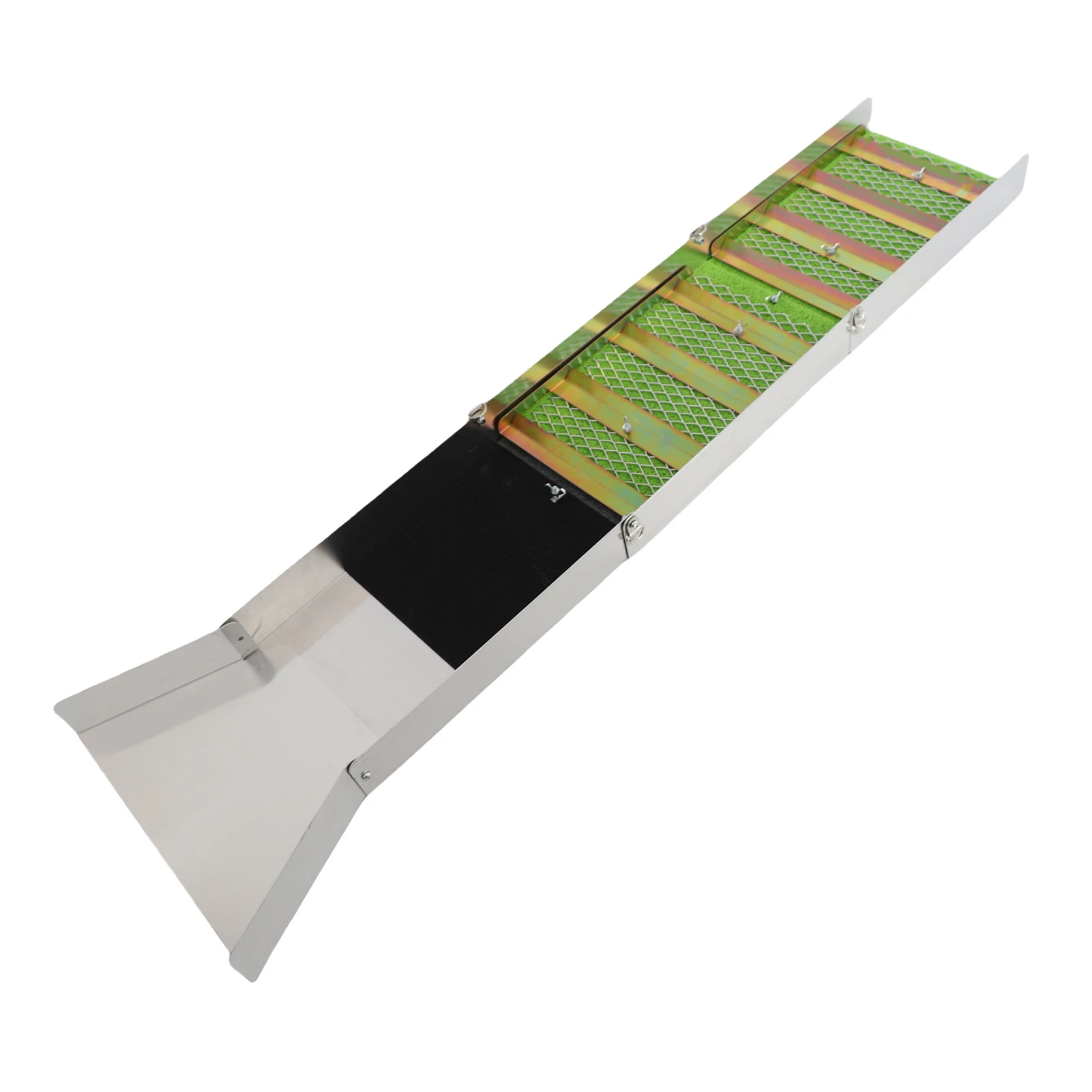 

Gold Panning Tool Portable Sluice Box Foldable Design Structure Lightweight Easy To Carry for Mining for Rivers Streams