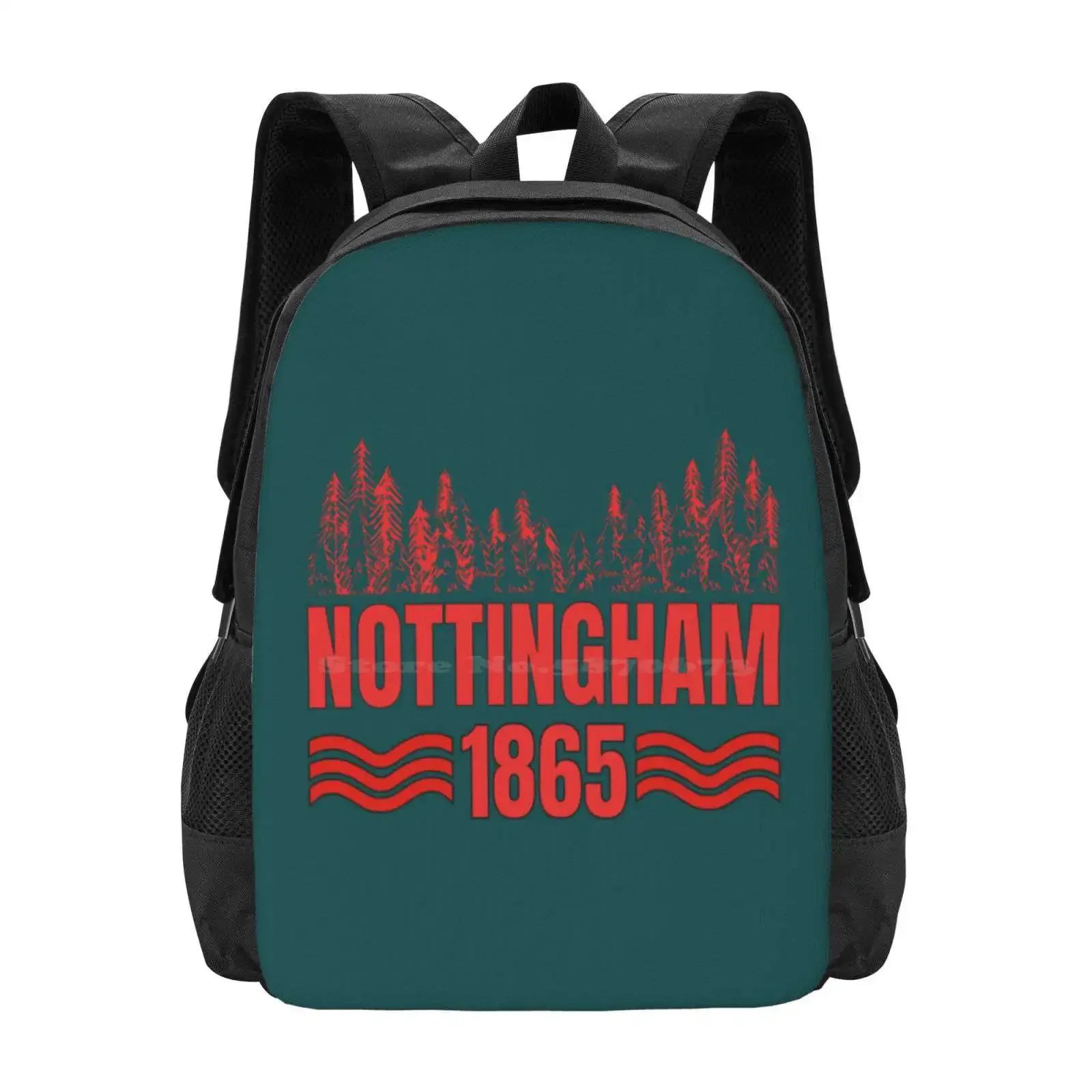

For A Real Forest Fan Hot Sale Schoolbag Backpack Fashion Bags Football Soccer England Tricky Trees Robin Hood The Reds