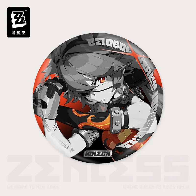 Sunsyea Zenless Zone Zero Official Merch miHoYo Original YH Series Badge Belobog Heavy Industries Koleda Anton Ben Grace