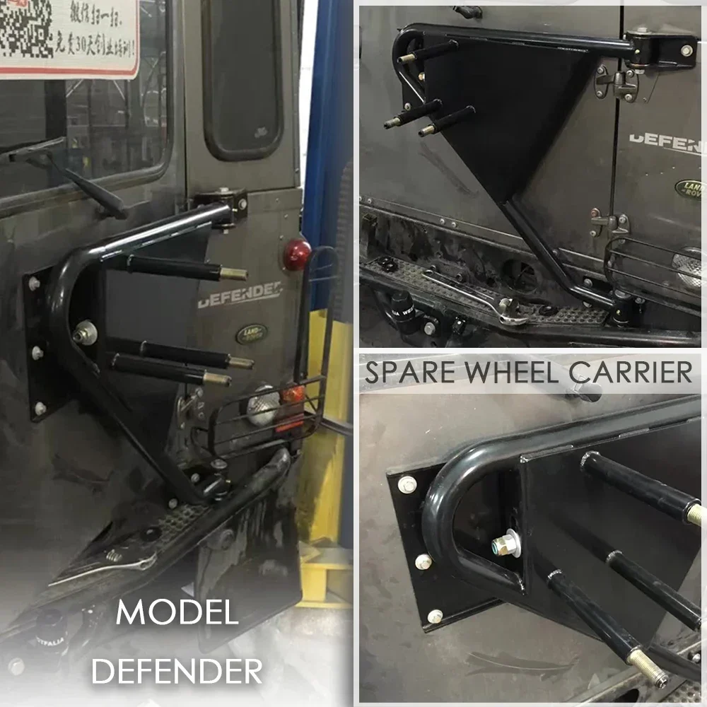Hot Top Car Exterior Auto Parts Brand New Steel Spare Wheel Carrier Fit for Land Rover Defender - view 5