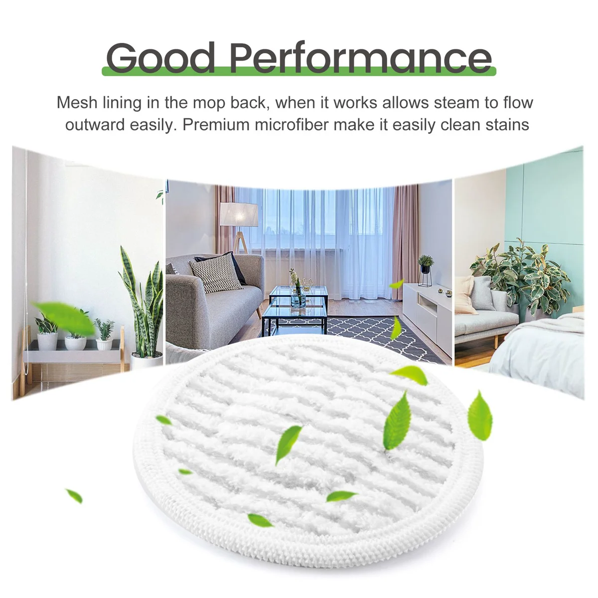 B52C 12 Pack S7000 Steam Mop Pads for Shark S7000AMZ S7001 S7001TGT S7000 Series Steam & Scrub Steam Scrubbing Mop