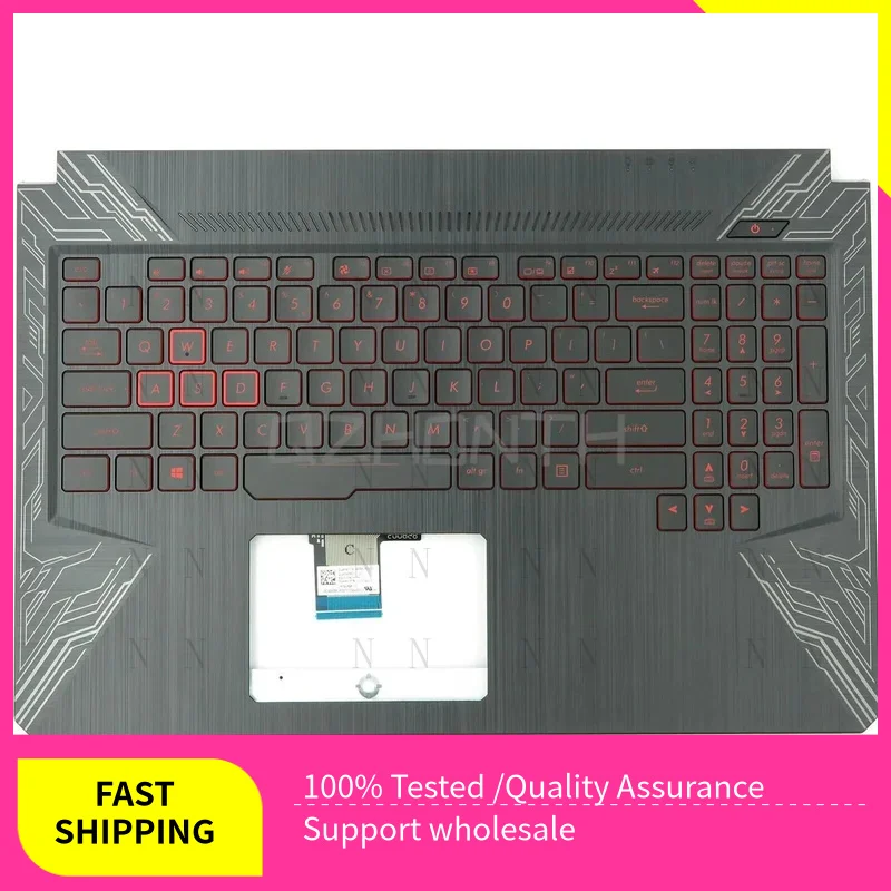 

Y Новинка для ASUS TUF Gaming FX504 FX504G FX80 FX80G Клавиатура с подсветкой и упором для рук, белая
