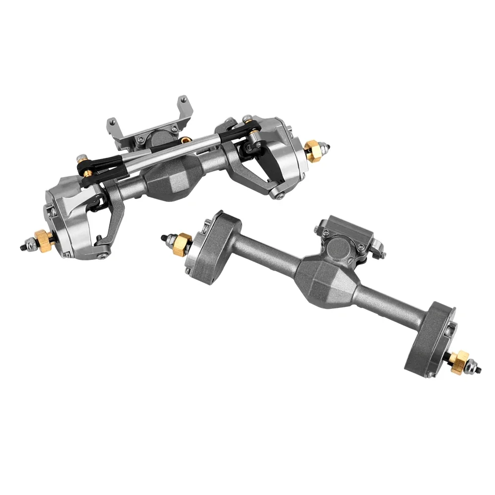 New Upgraded Aluminum Alloy Front Rear Portal Axle for 1/24 RC Axial SCX24 C10 90081 AXI00002 AX24 Ford Bronco AXI00005 Part