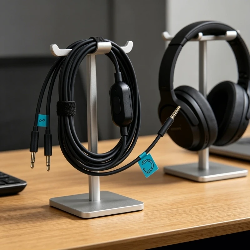 Heavy Duty Gaming Sound Cable with Gold Plated Plugs for Uninterrupted