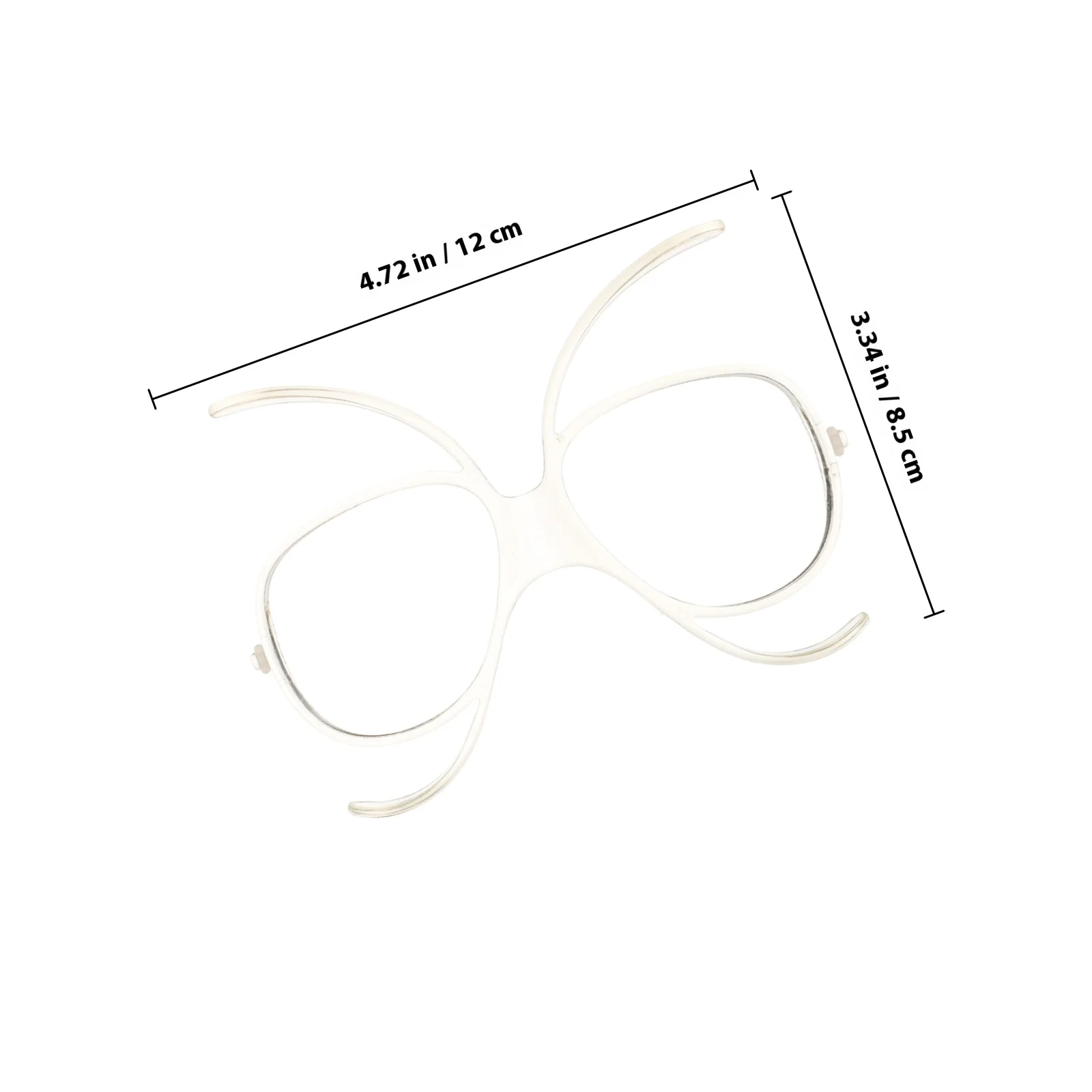 الإطار الداخلي لنظارات التزلج على الجليد، إدراج نظارات التزلج العالمي لارتداء النظارات، محول بصري قابل للانحناء، مقاس قابل للتعديل #5