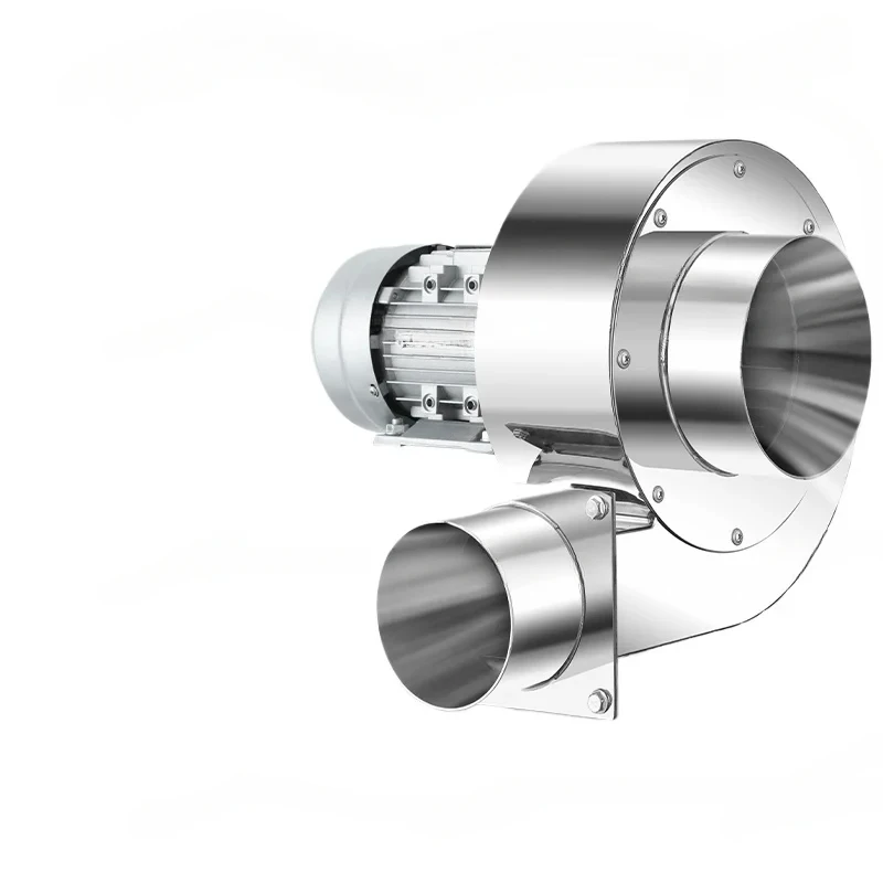 304 Stainless Steel Centrifugal Multi-Wing High Temperature Resistant Strong 220V Blower Industrial 380V Induced Draft Fan