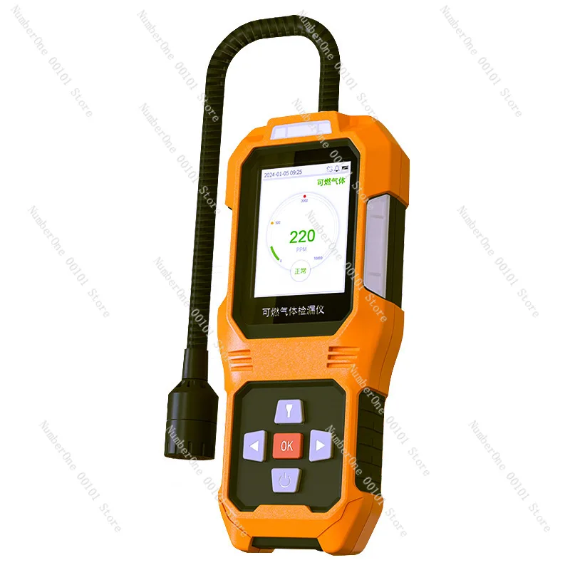 

Combustible gas detector, handheld methane gas leak detector