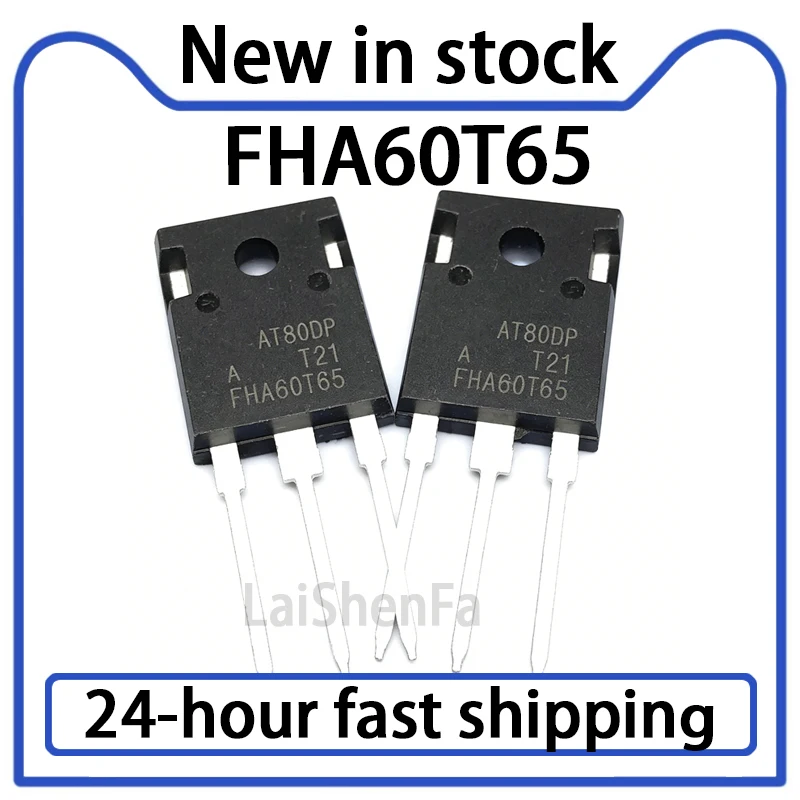 2PCS  FHA60T65 60T65 New TO-247 60A, 650V, IGBT for Electric Welding Inverter Spot