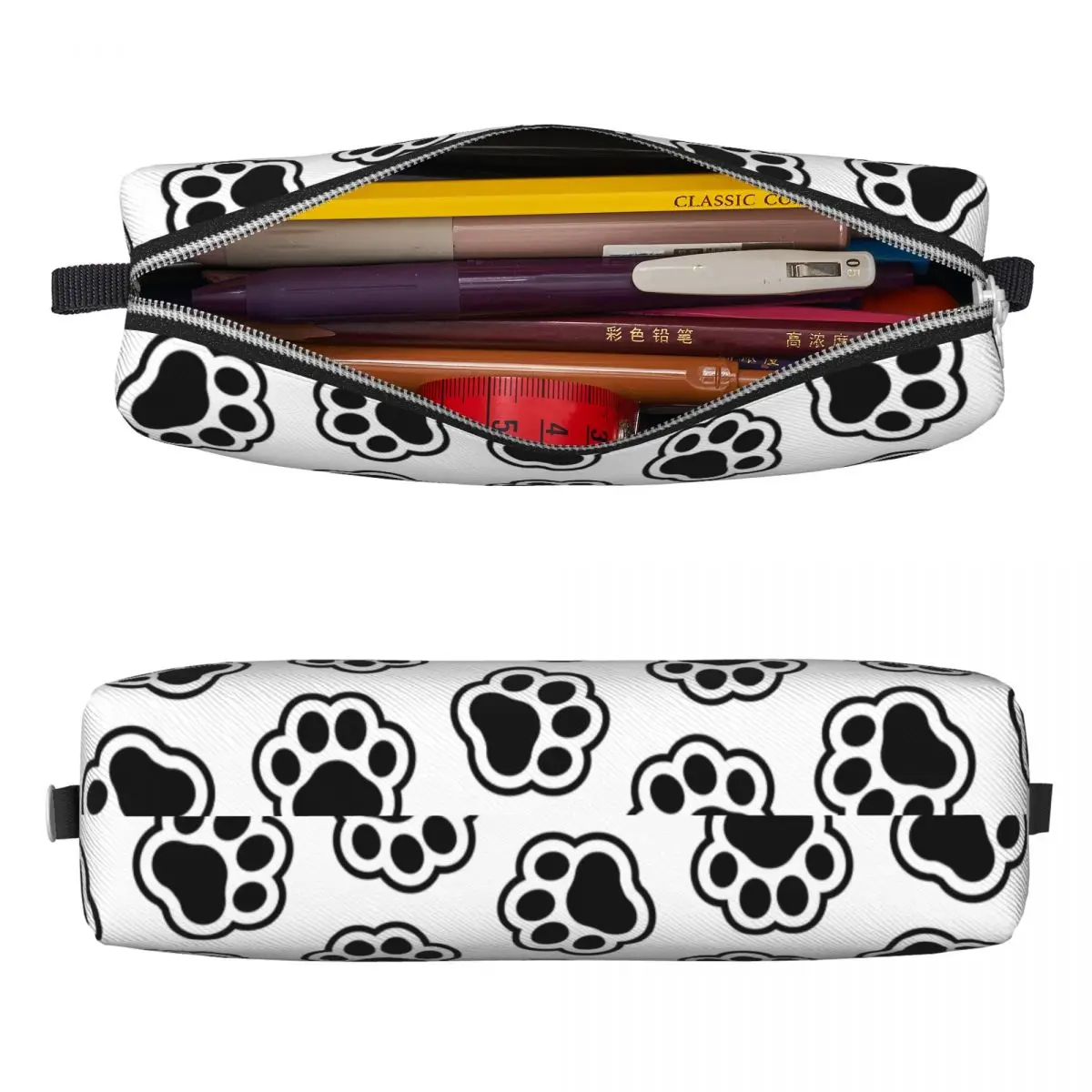 Fashion Cute Dog Cat Paw Animal Foot Prints Pencil Cases Pencil Box Pen Box for Girls Boys Bags Students School Gifts Stationery