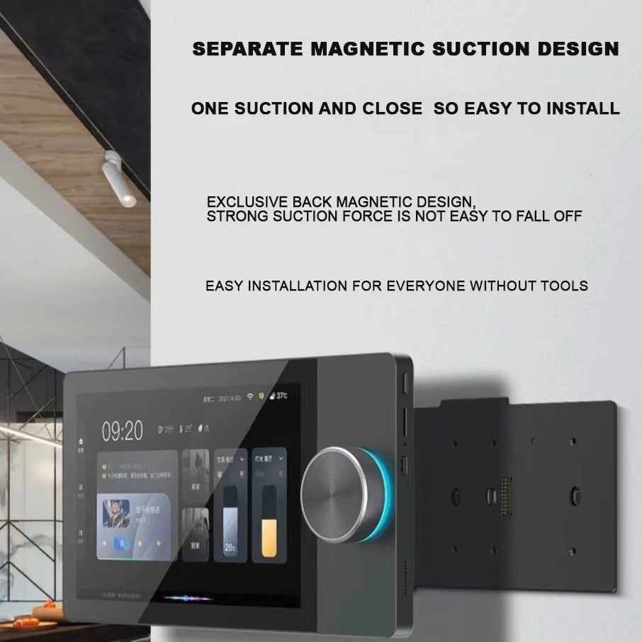 Automation Home Systems Smart And Gateway Central Control Screen 8Inch Panel Tuya Smart Touch Screen With Google Home Alexa