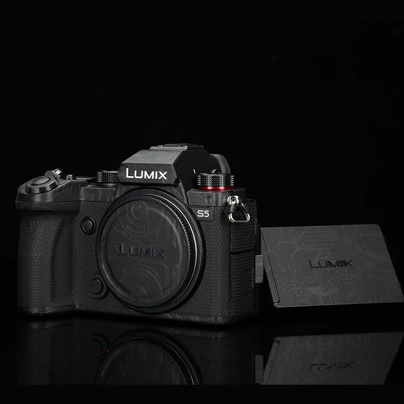 ملصق Lumix S5 مخصص لفيلم باناسونيك ، جلد لاصق ، لفافة فينيل للكاميرا ، غشاء واقي مضاد للخدش ، معطف واقي