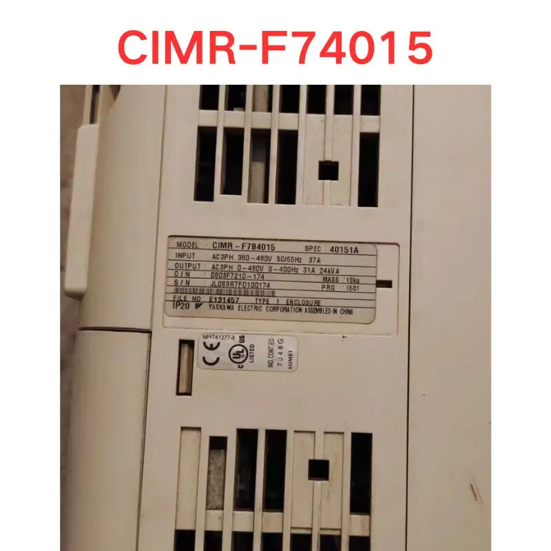 Used OEM disassembled parts CIMR-F74015 inverter Functional test OK