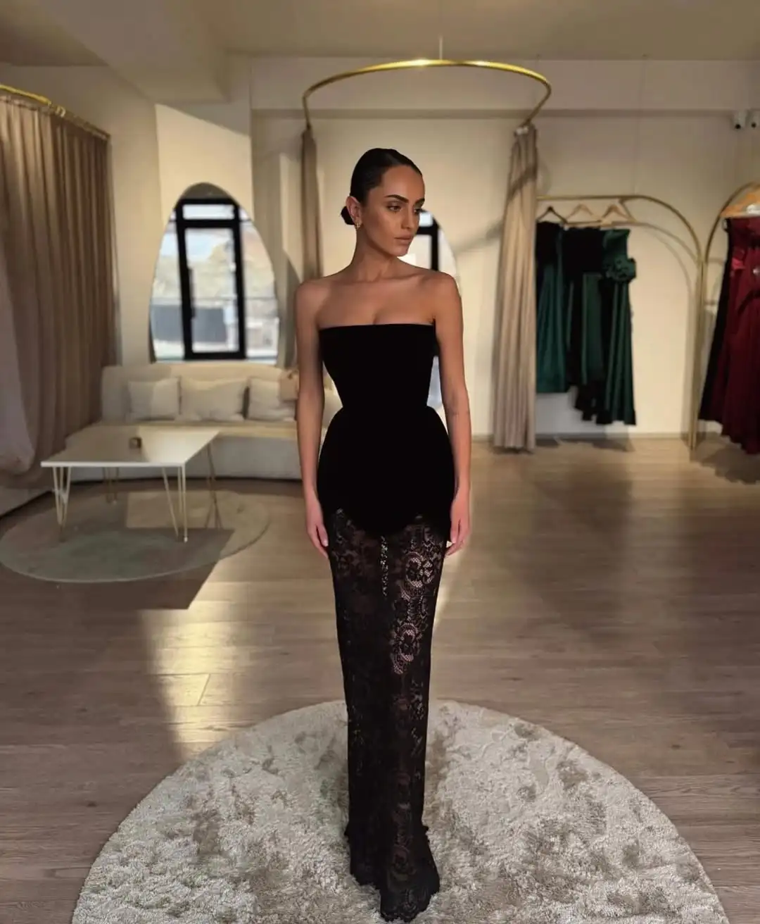 

Элегантные вечерние платья в арабском стиле, кружевные вечерние платья русалки, сексуальные черные платья для выпускного вечера, роскошные вечерние платья по индивидуальному заказу 2023