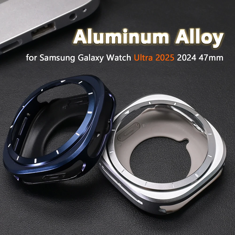 capa-de-relogio-de-liga-de-aluminio-para-samsung-galaxy-watch-ultra-2025-2024-bumper-sem-concha-de-vidro-para-samsung-galaxy-watch-ultra-47mm