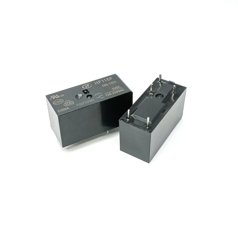 HONGFA Relays  5PCS/10PCS HF115F-005-1ZS1 HF115F-012-1ZS1 HF115F-024-1ZS1 5Pin 12A 250VAC