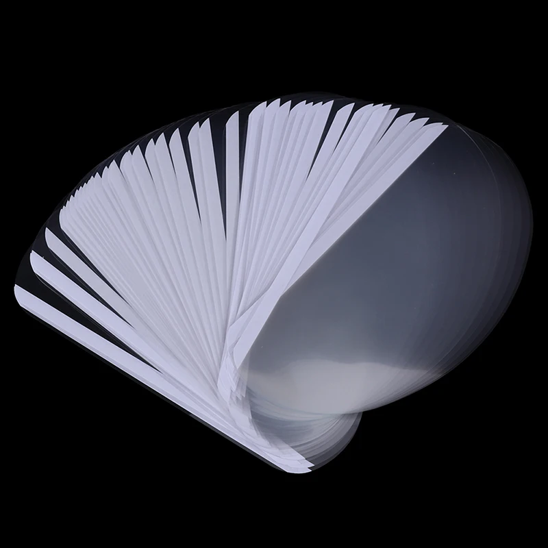【B】50Pcs/box Transparent Forehead Protectors & Eye Mask For Hair Dye Hair Cutting Scissorsand