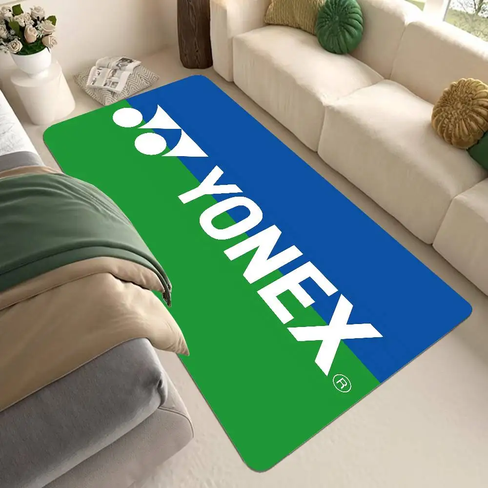 Alfombra de cocina Y-Yonex de bádminton a la moda, antideslizante, moderna, para sala de estar, balcón, decoración moderna estampada para el hogar
