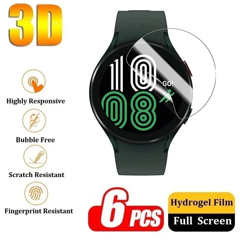 

Protective Hydrogel Film on Samsung Galaxy Watch 4 Classic 46mm 42mm Galaxy Watch 5 Pro 4 3 45mm 44mm 40mm Screen Protector Foil