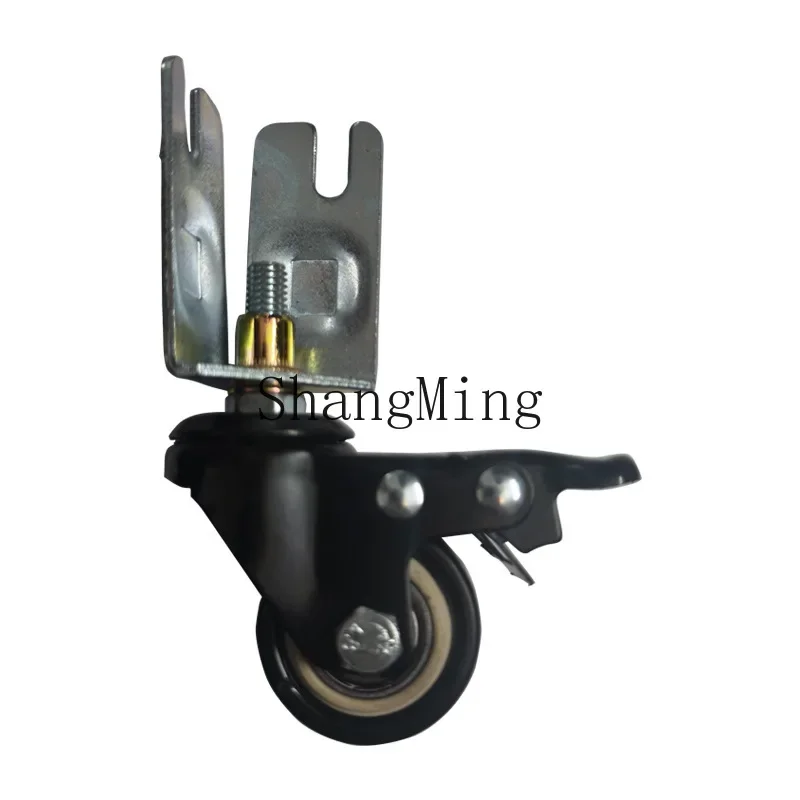 CLL Shelf Accessories Flower Stand Wheels Double Layer Hoist Hole Casters Shelf Slide Connection Accessories Casters