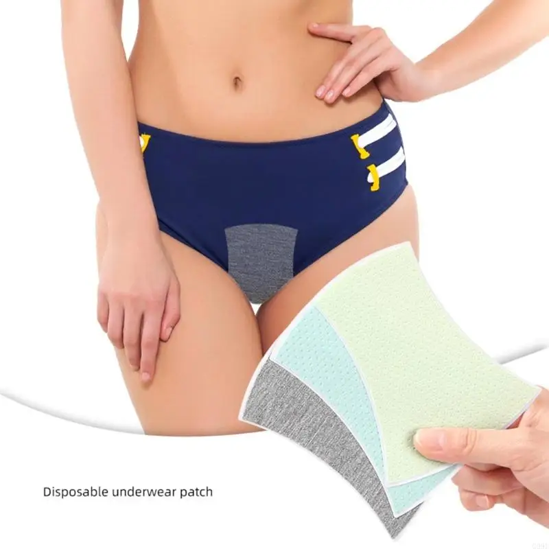 G99E 12pcs Hypoallergenics Panty Sticker Cotton Base Adhesive Liner NonResidue Travel Friendly for Sensitive Skin Use
