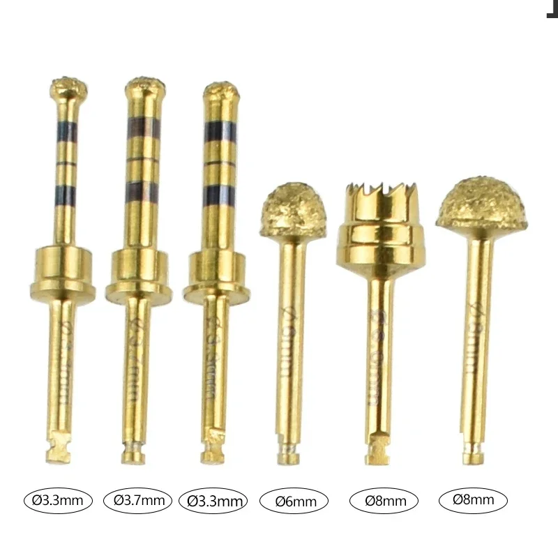 

Набор из 6 предметов: Мембраны для синус-лифтинга и алмазные боры-расширители для костных отверстий, набор инструментов для дентальных имплантатов