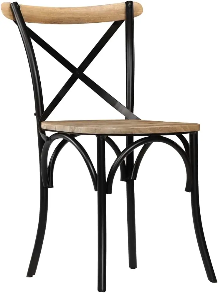 Cross Chairs 4 Pcs Chairs For Dining Room,Kitchen Chairs,Suitable For Bars, Cafes, Bistros, Coffee Houses, Restaurants,