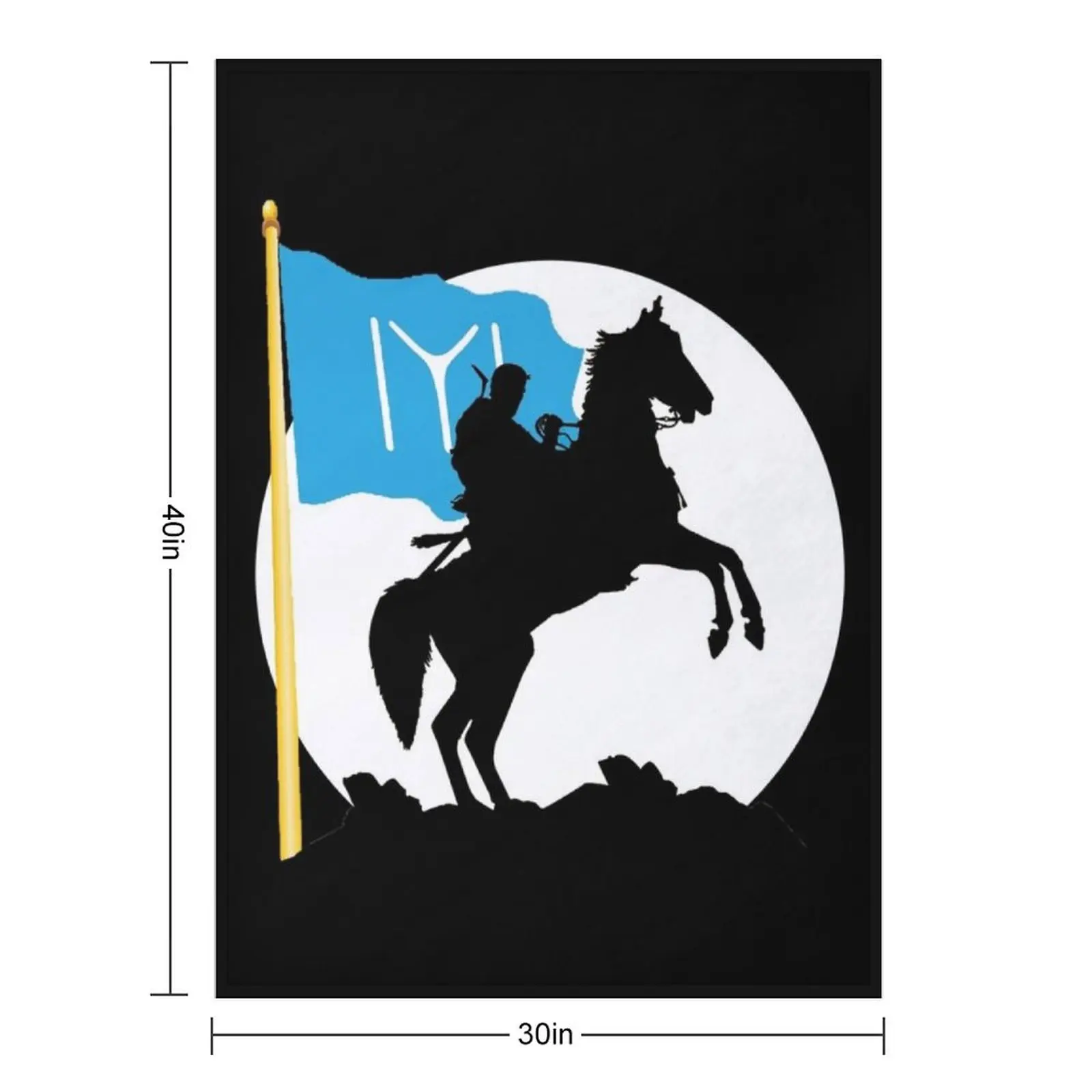 Ertugrul Bey Knight Kayi Boyu IYI Flag Ottoman Empire Throw Blanket funny gift Shaggy Thins Moving Blankets